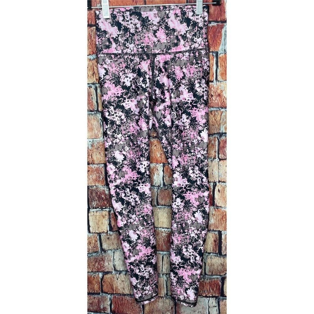 NWT Fabletics High Waisted Powerflex 7/8 Leggings Women’s XS 2-4 Pink Black - Picture 1 of 4